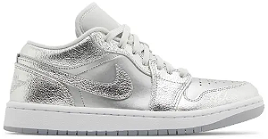 AIR JORDAN 1 LOW SE METALLIC SILVER