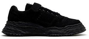 TÊNIS MAISON MIHARA YASUHIRO " KEITH " OG SOLE CANVAS LOW TOP BLACK