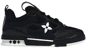 LOUIS VUITTON SKATE SNEAKER BLACK WHITE