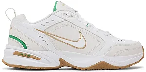 NIKE AIR MONARCH IV WHITE LUCKY GREEN GOLD