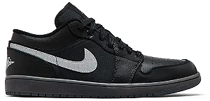 AIR JORDAN 1 LOW BLACK WHITE DARK GUM