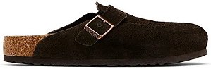 CHINELO SLIDE BOSTON SUEDE LEATHER MOCHA