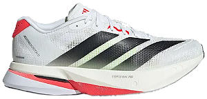 ADIDAS ADIZERO BOSTON 13 ' WHITE BLACK LUCID RED '