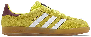 ADIDAS GAZELLE INDOOR ' BRIGHT YELLOW BURGUNDY '