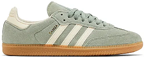 ADIDAS SAMBA ADV SILVER GREEN WONDER WHITE