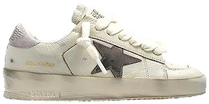 TÊNIS GOLDEN GOOSE STARDAN ' WHITE METALLIC SILVER '