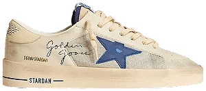 TÊNIS GOLDEN GOOSE STARDAN ' IVORY BLUE STAR '