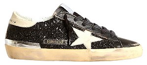 TÊNIS GOLDEN GOOSE STARDAN BALL STAR ' WHITE GLITTER BROWN'