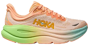 TÊNIS HOKA ONE BONDI 9 ' FROST PALE TANGERINE '