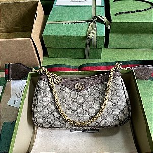 BOLSA GUCCI OPHIDIA GG SMALL HANDBAG BEIGE EBONY