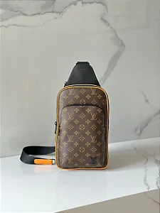 BOLSA LOUIS VUITTON AVENUE SLING MONOGRAMA ECLIPSE BROWN