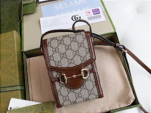 BOLSA GUCCI MINI HORSEBIT 1955 BROWN