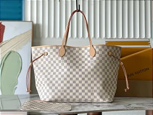 BOLSA LOUIS VUITTON NEVERFULL INSIDE OUT MM WHITE
