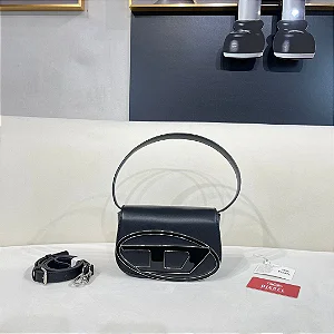 BOLSA DIESEL 1DR SHOULDER NAPPA LEATHER BLACK