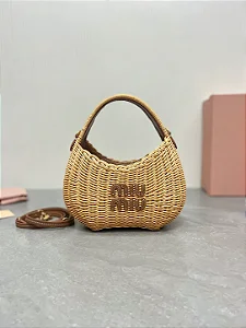 BOLSA MIU MIU WANDER WICKER SHOULDER