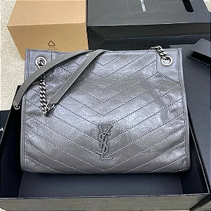BOLSA SAINT LAURENT NIKI SHOPPING GRAY