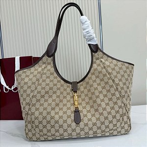 BOLSA GUCCI JACKIE TOTE BEIGE EBONY