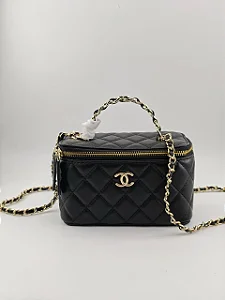 BOLSA CHANEL BLACK GOLD
