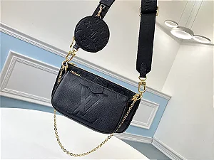 BOLSA LOUIS VUITTON MULTI POCHETE BLACK