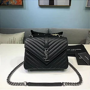 BOLSA SAINT LAURENT COLLEGE MEDIUM BLACK