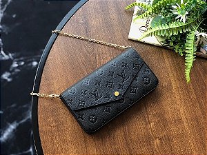 BOLSA LOUIS VUITTON FELICIE MONOGRAM EMPREINTE BLACK