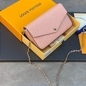 BOLSA LOUIS VUITTON FELICIE MONOGRAM EMPREINTE PINK
