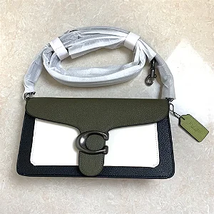BOLSA COACH TABBY SHOULDER 26 IN COLORBLOCK PEWTER KELP MULTI