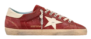 TÊNIS GOLDEN GOOSE SUPER-STAR RED SUEDE
