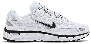 NIKE P-6000 WHITE METALLIC SILVER BLACK