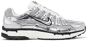 NIKE P-6000 WHITE METALLIC SILVER