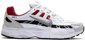 NIKE P-6000 WHITE UNIVERSITY RED