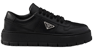 TÊNIS PRADA LEATHER BLACK