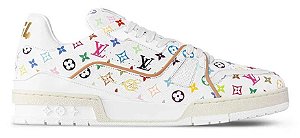 TÊNIS LOUIS VUITTON TRAINER WHITE X TAKASHI MURAKAMI