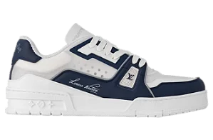 TÊNIS LOUIS VUITTON TRAINER WHITE / MARINE