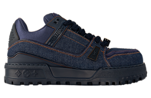 TÊNIS LOUIS VUITTON TRAINER MAXI BLUE DENIM
