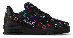 TÊNIS LOUIS VUITTON TRAINER TAKASHI MURAKAMI BLACK