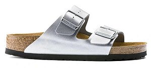 SANDALIA BIRKENSTOCK ARIZONA SILVER BIRKO-FLOR