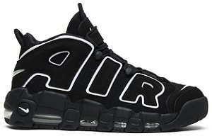 TÊNIS NIKE AIR MORE UPTEMPO ' BLACK WHITE '