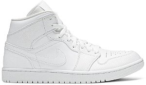 AIR JORDAN 1 RETRO MID ' TRIPLE WHITE '