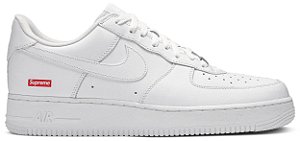 TÊNIS NIKE AIR FORCE 1 LOW X SUPREME ' BOX LOGO WHITE '