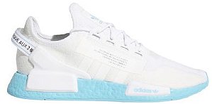 TÊNIS ADIDAS NMD R1 V2 ' WHITE SOLAR BLUE '