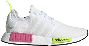 TÊNIS ADIDAS NMD R1 ' WHITE SLIME PINK '