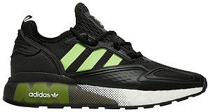 TÊNIS ADIDAS ZX 2K BOOST J ' BLACK SIGNAL GREEN '