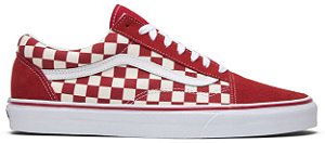 TÊNIS VANS OLD SKOOL ' RED CHECKBOARD '