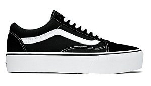 TÊNIS VANS OLD SKOOL PLATFORM ' BLACK WHITE '