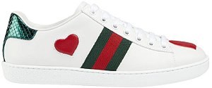 SAPATÊNIS GUCCI ACE LOW ' HEART '