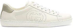 SAPATÊNIS GUCCI ACE ' WHITE GG '