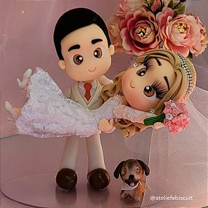 Noivinha no colo do Noivo