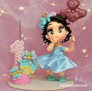 Topo de Bolo Infantil Jardim Encantado