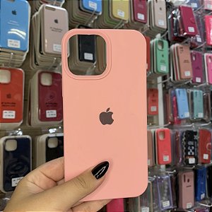 Capa Rosê Estilo Original para iPhone 13 Pró Max